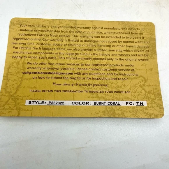 Patricia Nash Tooled Leather Bag Kiss Lock Kelmscott Coral Metallic Cross Body - Picture 11 of 11